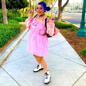 Dolls Kill x Care Bears
Care-A-Lot Pinafore Dress